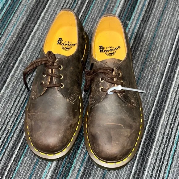 NWOTS Dr. Martens Brown Leather Men's Shoes