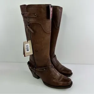 NWT Ariat Women's Wild Flower Brown Western Boots - Size 5.5B