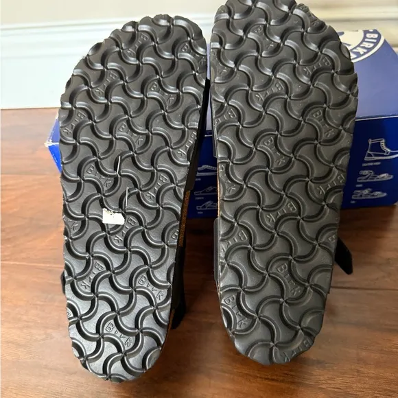 NWT Birkenstock Rio BS Black Sandals-Euro Size 37, US Size 6