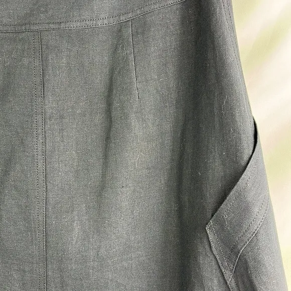 NWT Eileen Fisher washed twill linen a-line skirt lagenlook sustainable  Sz XS
