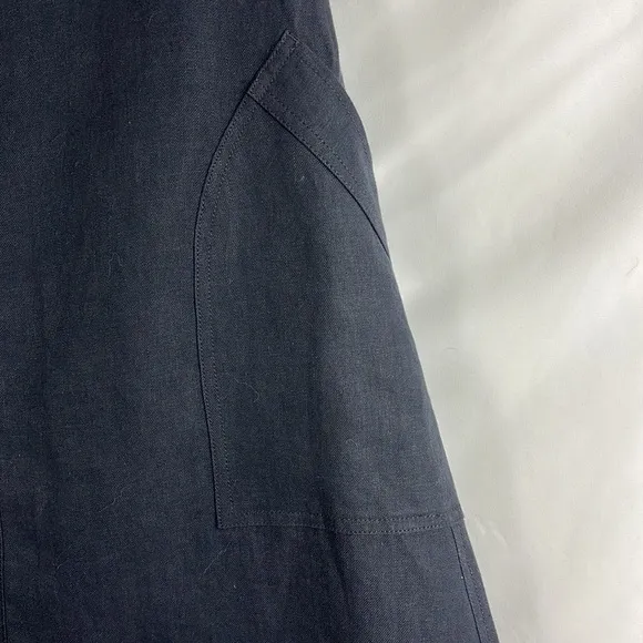 NWT Eileen Fisher washed twill linen a-line skirt lagenlook sustainable  Sz XS