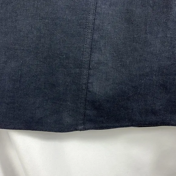 NWT Eileen Fisher washed twill linen a-line skirt lagenlook sustainable  Sz XS