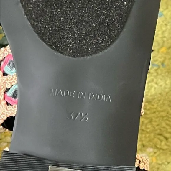 NWT Free People Mantra mirror sandals 7.5