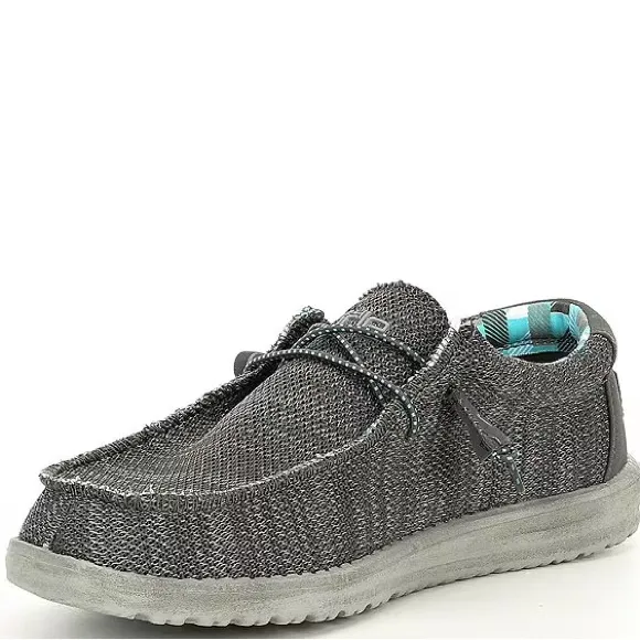 NWT Hey Dude Wally Sox Charcoal Mens Sz 11