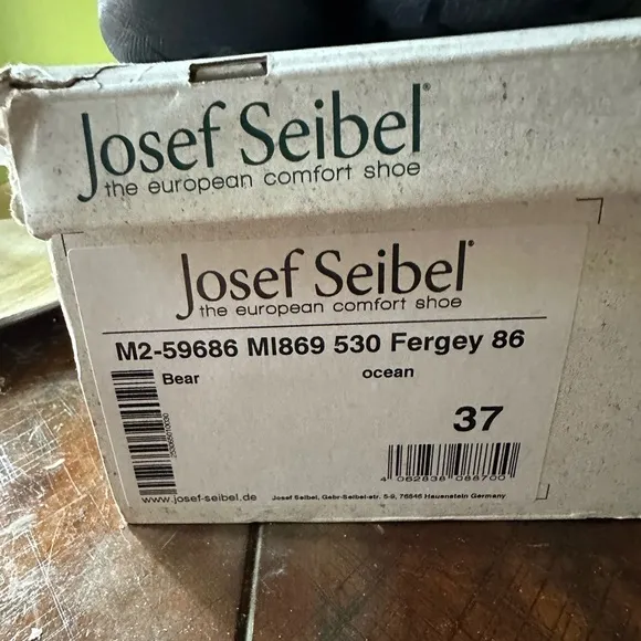NWT Josef Seibel Shoes Germany Fergey Leather Comfort Zip up Ankle Boots Fergey
