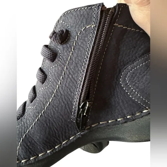 NWT Josef Seibel Shoes Germany Fergey Leather Comfort Zip up Ankle Boots Fergey