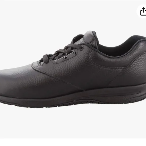 NWT NIB SAS Liberty Oxford Black Leather Shoes Sneakers Made in USA 8N Orthotic