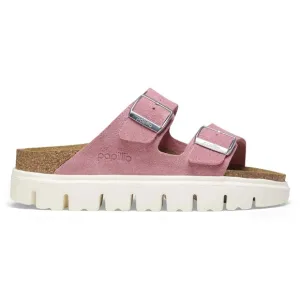 NWT Papillio × By Birkenstock Arizona Chunky Candy Pink Suede Sandals Size 39