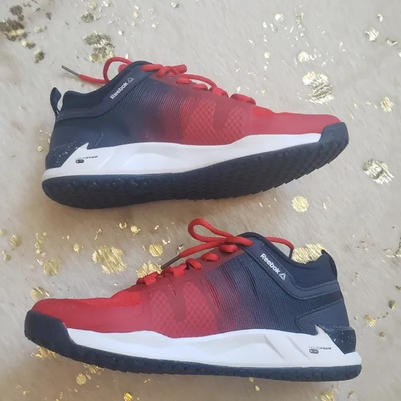 NWT Reebok JJ 1 SB Junior 5.5 Red Blue Tennis Shoe