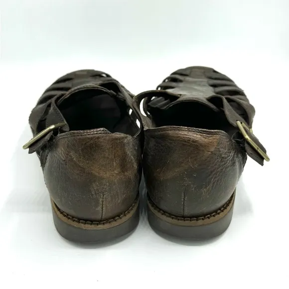 NWT Tommy Bahama Men’s 11.5D Maunai Leather Sandals dark brown