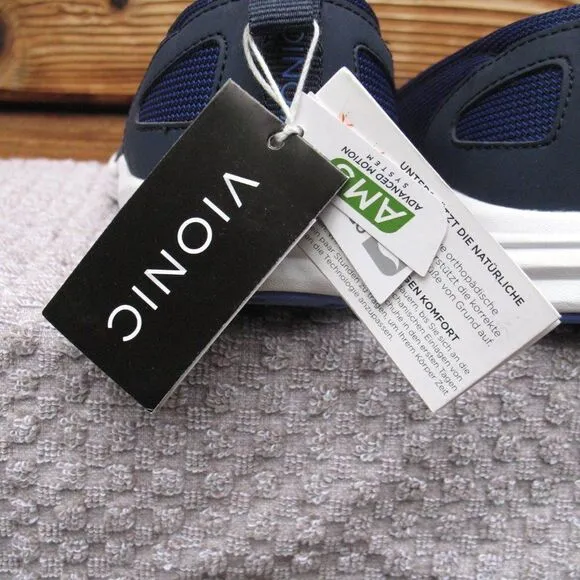 NWT Vionic Agile Opal Blue Mary Jane Sneaker Shoes