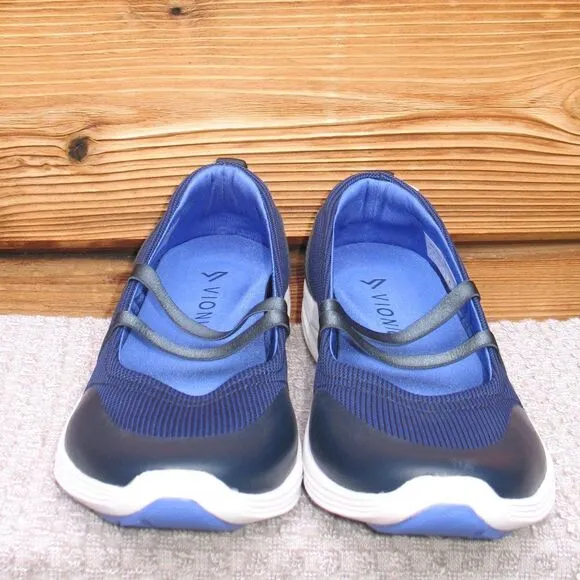 NWT Vionic Agile Opal Blue Mary Jane Sneaker Shoes