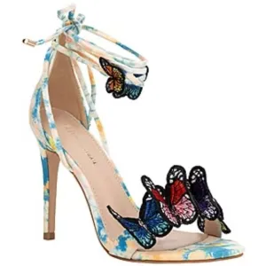 Olivia Miller Athalia Women's Ankle Wrap Heel Sandals New Out of Box Sz 6