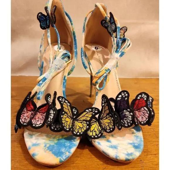 Olivia Miller Athalia Women's Ankle Wrap Heel Sandals New Out of Box Sz 6