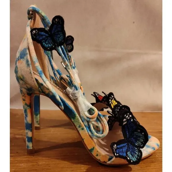 Olivia Miller Athalia Women's Ankle Wrap Heel Sandals New Out of Box Sz 6