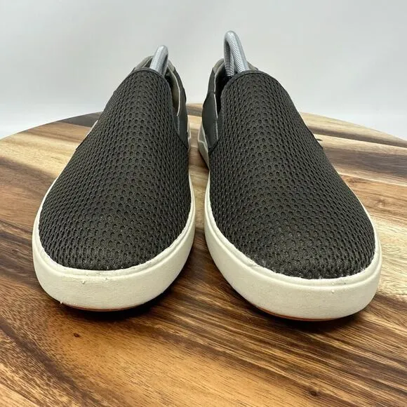 OluKai Lae'ahi Breathable Slip On Casual Shoes Sneakers Men's 9.5 Pavement Gray