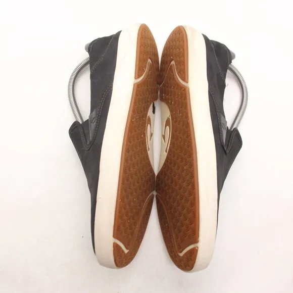 OluKai Lae‘ahi Pa‘i Mens Size 9 Slip-On Sneakers Comfort Shoes Black Camo