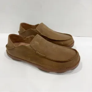 Olukai Moloa Men’s Leather Loafer Slip On Shoes