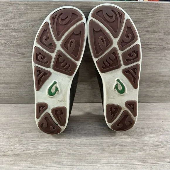 Olukai Nohea Mesh Mens Size 11 Brown Mesh Slip On Casual Shoes Loafers