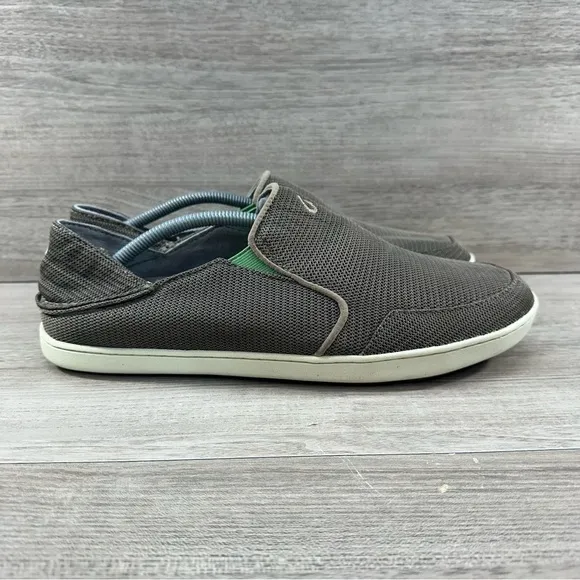 Olukai Nohea Mesh Mens Size 11 Brown Mesh Slip On Casual Shoes Loafers