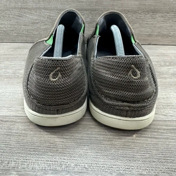 Olukai Nohea Mesh Mens Size 11 Brown Mesh Slip On Casual Shoes Loafers