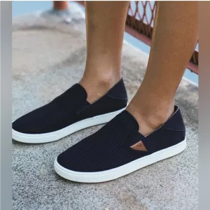 Olukai Pehuea Slip On Shoes Pavement Gray Size 10