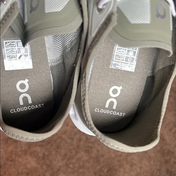 On Cloud 5 Coast Mens Running Shoes Green New Condition