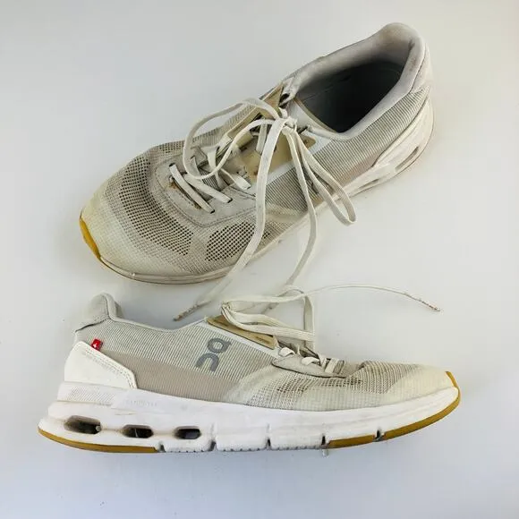 On Cloud Couldrift Running Shoes Womens 8 White Undyed Mesh Sneakers Breathable