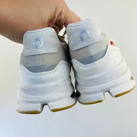 On Cloud Couldrift Running Shoes Womens 8 White Undyed Mesh Sneakers Breathable