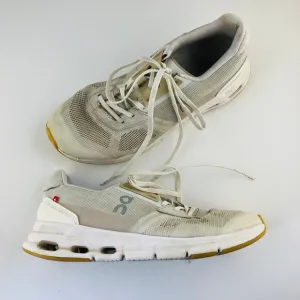 On Cloud Couldrift Running Shoes Womens 8 White Undyed Mesh Sneakers Breathable
