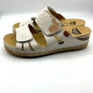 On Foot 232 Cynara Cuero Leather Sandals Size 38/7,5 Made in Spain