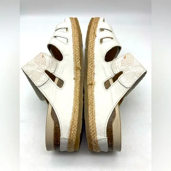 On Foot 232 Cynara Cuero Leather Sandals Size 38/7,5 Made in Spain