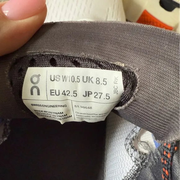 ON Running Cloudmonster 1 shoes white blue 10.5