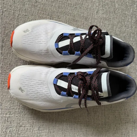 ON Running Cloudmonster 1 shoes white blue 10.5