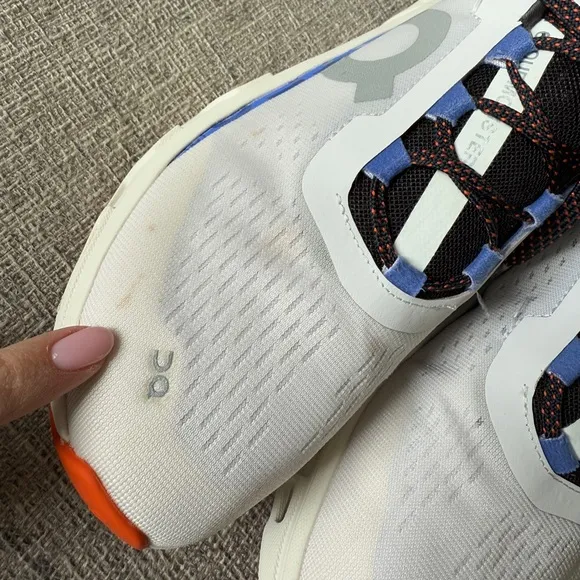 ON Running Cloudmonster 1 shoes white blue 10.5