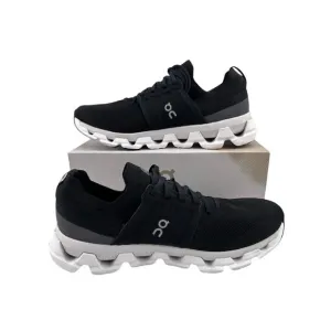 ONCloud swift 3 Men’s Rubber-Trimmed Stretch-Knit Running Sneakers Black Sz 9.5