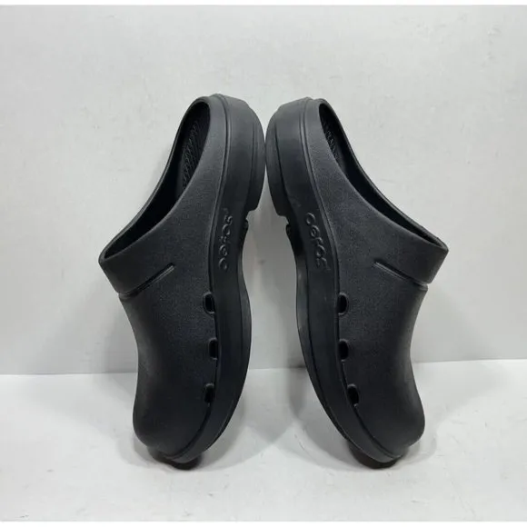 Oofos Black OOcloog Recovery Clog Comfort Shoes Slip-On Clogs Men’s Size 9