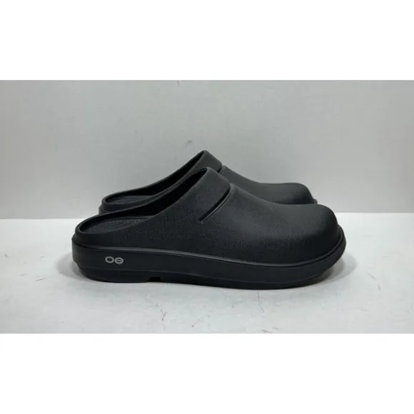 Oofos Black OOcloog Recovery Clog Comfort Shoes Slip-On Clogs Men’s Size 9