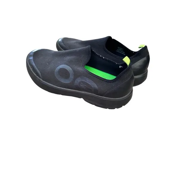 OOFOS Men's Black OOmg eeZee Low Low Top Recovery Comfort Shoes Size 12.5