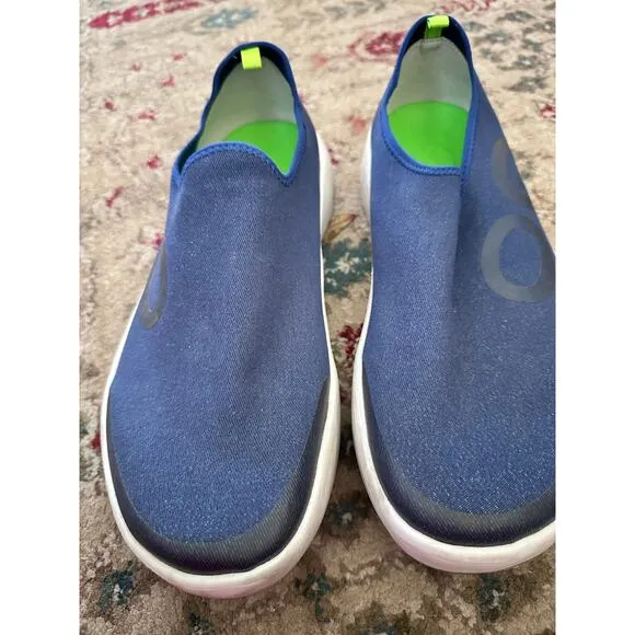 OOFOS Men's Blue OOmg eeZee Low Low Top Recovery Comfort Shoes Size 12