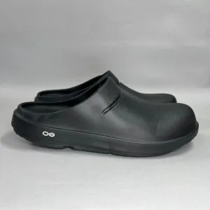 Oofos Men's Size 11 Black Oocloog Clogs