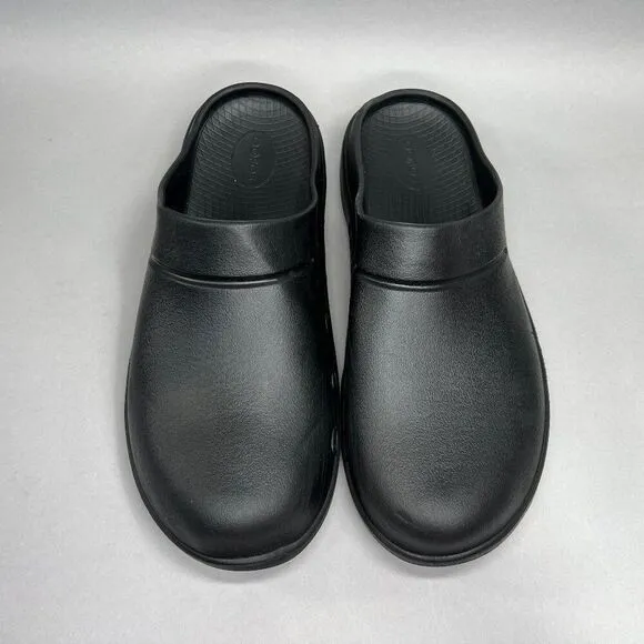 Oofos Men's Size 11 Black Oocloog Clogs