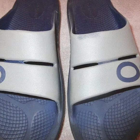 OOFOS OOahh Men's Sport Recovery Sandals Size 10 Slide Comfort FOAM Arch Slip On