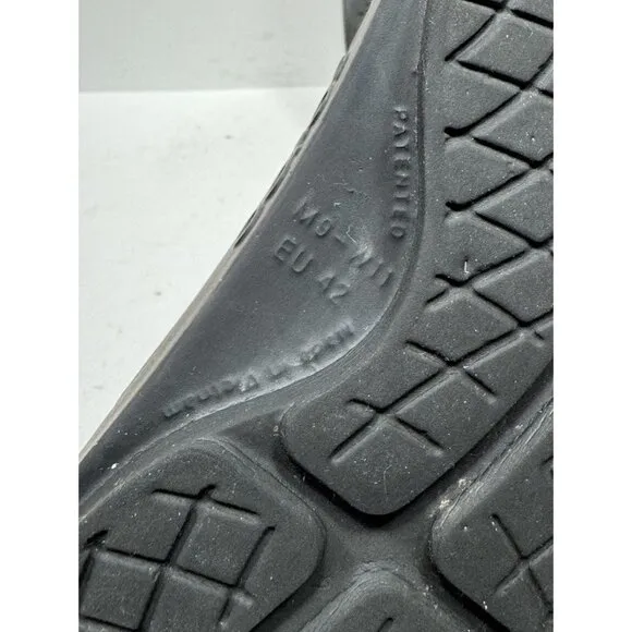 Oofos Ooahh Recovery Mens Size 9 Black Slide Comfort Sandal Shoes