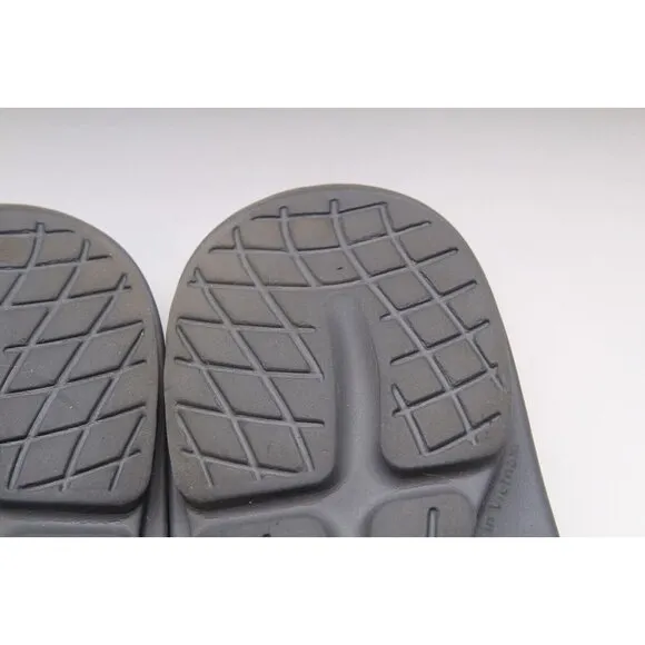 Oofos OOAHH Sandals Unisex Recovery Slide Shoes Gray Slate Women's Sz 10