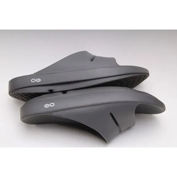Oofos OOAHH Sandals Unisex Recovery Slide Shoes Gray Slate Women's Sz 10