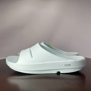 OOFOS OOahh Slide Sandal Women's 10 Ice Comfort Slip On Recovery Lightweigh 1100