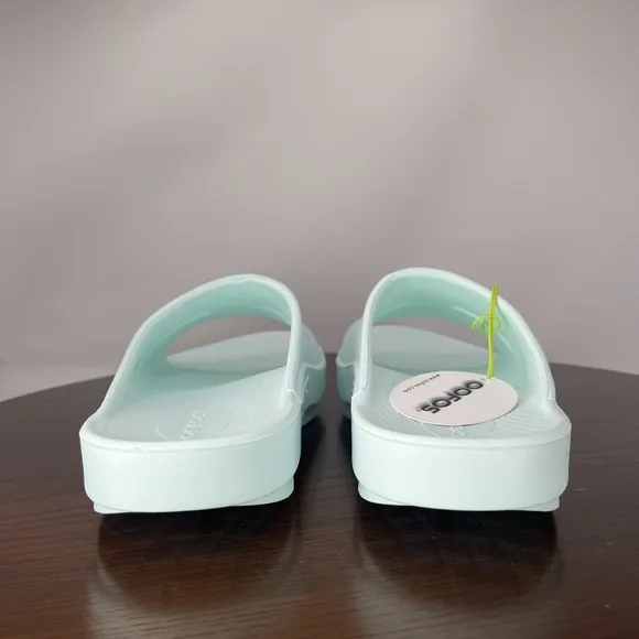 OOFOS OOahh Slide Sandal Women's 10 Ice Comfort Slip On Recovery Lightweigh 1100