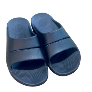 Oofos Ooahh Slides | Recovery Sport SandalsWomen Size 13/Mens 11 | Black SlipOn