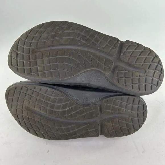 OOFOS Ooahh Women's Gray Comfort Shoes US 10 Recovery Slides Sandals